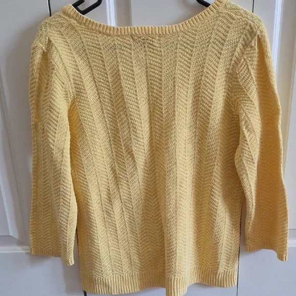 Christopher & Banks Sunny Yellow Cardigan - Picture 6 of 9